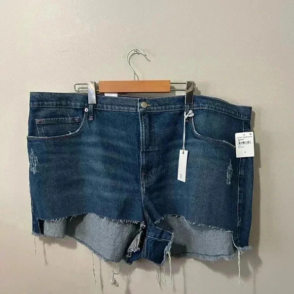 NWT Good American GOOD ’90S SHORTS 20 - Picture 6 of 10